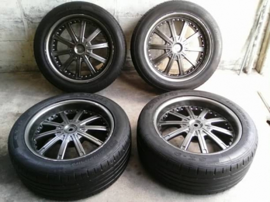 ขอบ20นิ้ว6รู พร้อมยาง สวยๆ 4 ล้อ ลดราคาเหลือ 7700 บาท