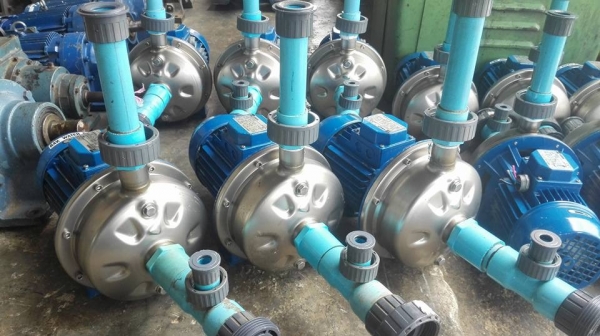 ** Sold ** ปั้มน้ำหัวสแตนเลส EBARA ITALY ขนาด 1.2 HP 380V สภาพใหม่ 95\% ใสๆงานเดิมๆสีเดิมๆนุ่มทุกตัวมาเทสก่อนได้!!