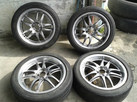 ขอบ17นิ้ว4รู100 พร้อมยาง สวยๆ 4 ล้อ ราคา 6900 บาท