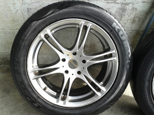 ขอบ17นิ้ว5รู114 พร้อมยาง สวยๆ 4 ล้อ ราคา 7500 บาท