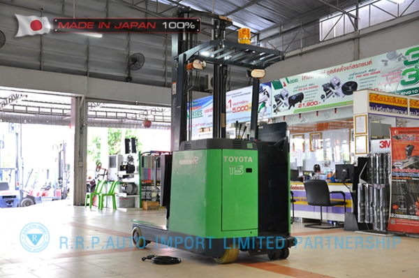 ขายรถโฟล์คลิฟท์มือสอง 7FBRS15-13262 ราคา 235,000 บาท  นำเข้าจากประเทศญี่ปุ่น 100\% ไม่เคยใช้งานในไทย
