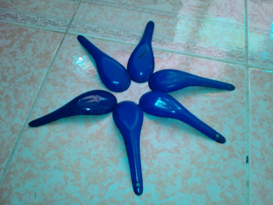 ช้อนสังกะสีเคลือบ งานเก่าแท้