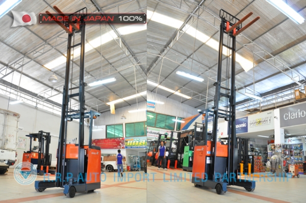 ขายรถโฟล์คลิฟท์ไฟฟ้ามือสอง TOYOTA 7FBRS10-10700 ราคา 225,000 บาท นำเข้าจากประเทศญี่ปุ่น 100\% ไม่เคยใช้งานในไทย