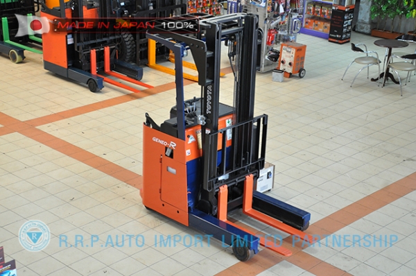 ขายรถโฟล์คลิฟท์ไฟฟ้ามือสอง TOYOTA รุ่น 7FBRS18-10049 ราคา 215,000 บาท นำเข้าจากประเทศญี่ปุ่น 100\% ไม่เคยใช้งานในไทย