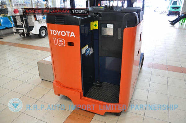 ขายรถโฟล์คลิฟท์ไฟฟ้ามือสอง TOYOTA รุ่น 7FBRS18-10049 ราคา 215,000 บาท นำเข้าจากประเทศญี่ปุ่น 100\% ไม่เคยใช้งานในไทย
