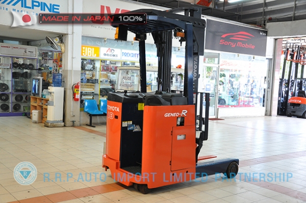 ขายรถโฟล์คลิฟท์ไฟฟ้ามือสอง TOYOTA รุ่น 7FBRS18-10049 ราคา 215,000 บาท นำเข้าจากประเทศญี่ปุ่น 100\% ไม่เคยใช้งานในไทย