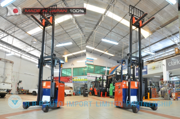 ขายรถโฟล์คลิฟท์ไฟฟ้ามือสอง TOYOTA รุ่น 7FBRS18-10049 ราคา 215,000 บาท นำเข้าจากประเทศญี่ปุ่น 100\% ไม่เคยใช้งานในไทย