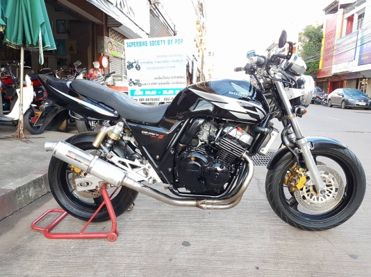 ขายคับ HONDA CB400 ปี98เวอร์ชั่นS ไมล์แดง ทะเบียนพร้อมโอน ท่อแต่งสแตนเลสทั้งเส้น แฮนด์บาร์ ราคา 79500 บาท ส่งได้ทั่วไทยคับ สนใจติดต่อ 081-0578282 FACEBOOK ชาญณรงค์ ป๊อป ชัยอมฤต ไอดีไลน์ POPBIGBIKESAKON คับ สนใจรถสวย ถูก ดี ต้อง POP BIGBIKE SAKONNAKHON คลิ