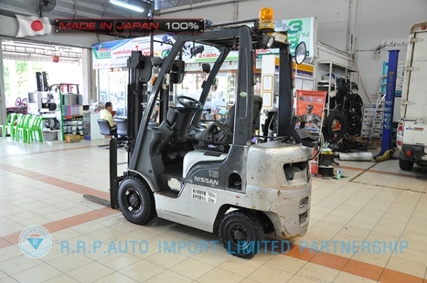 ขายรถโฟล์คลิฟท์มือสอง NISSAN รุ่น L01-000893 ราคา 145,000 บาท นำเข้าจากประเทศญี่ปุ่น 100\% ไม่เคยใช้งานในประเทศไทย