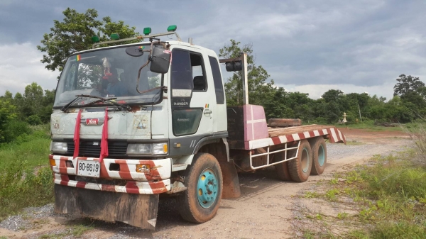 ขายด่วน 10ล้อ HINO FM3M สองเพลาเทรลเลอร์ขึ้น แม็คโคร200 สภาพพร้อมใช้งาน เครื่องเกียร์ดี คัชชีดีพร้อมใช้งาน