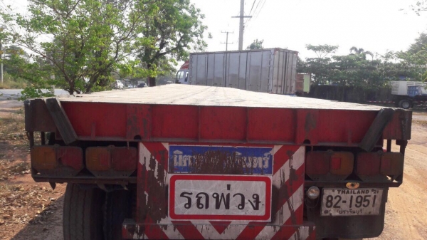 ขายหางพื้นเรียบ 3 เพลา ยาว 12 เมตร ต่ออู่พนัส พร้อมใช้งาน ทะเบียนพร้อม ขายหางพื้นเรียบ 3 เพลา ยาว 12 เมตร ต่ออู่พนัส พร้อมใช้งาน ทะเบียนพร้อม