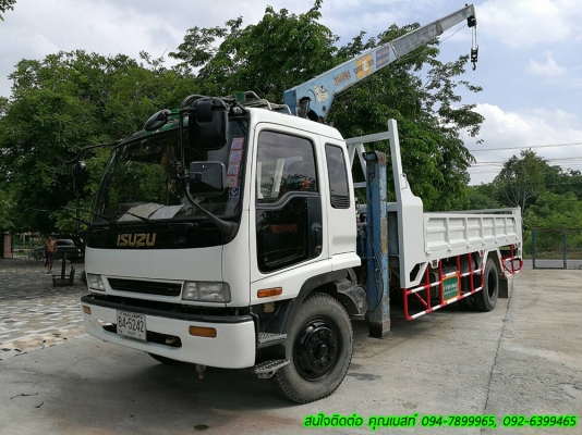 ขาย ISUZU DECA ปี49 รถบรรทุก6ล้อ ติดเครน Tanado 5 ตัน 3 ปลอก