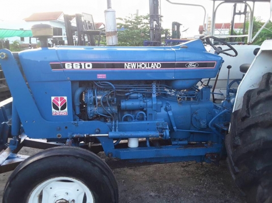 ขายรถไถ FORD 6610 อุปกรณ์ผานหน้า ผานหลัง พร้อมใช้งาน