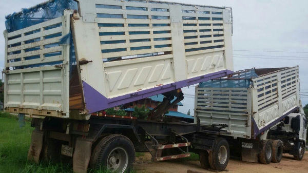 รถพ่วงแม่ลูก 18 ล้อ HINO MEGA 260 แรงม้า ปีจดทะเบียน 2546 รถพ่วงแม่ลูก 18 ล้อ HINO MEGA 260 แรงม้า ปีจดทะเบียน 2546