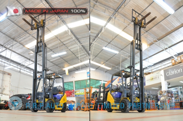 ขายรถโฟล์คลิฟท์มือสอง KOMATSU รุ่น FG25NT-15-573909 ราคา 325,000 บาท นำเข้าจากประเทศญี่ปุ่น 100\% ไม่เคยใช้งานในไทย