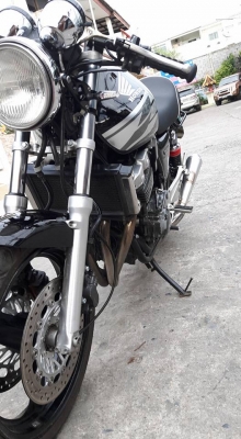 ขาย cb 400 ทะเบียนแท้โอนขนส่ง แต่งคาเฟ่ หล่อๆ