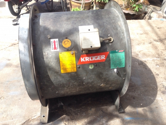 ขายโบวท่อดูด-เป่าอากาศ Kruger 2HP. 380V สภาพสวย เลอะฝุ่น ลมแรงมาก วิ่งนิ่ม พร้อมใช้งาน