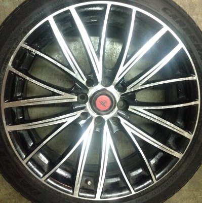 แม็ก ขอบ17 ชุด 4,500฿ LENSO RAIDEN ใส่ 4รู100/114