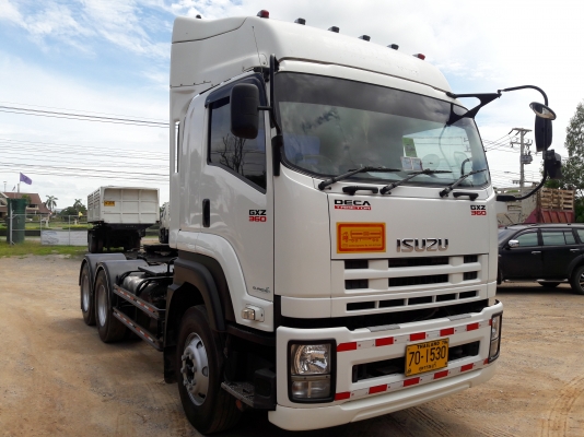 ขาย หัวลาก ISUZU  GXZ 360 ปี56 รถสวย ยาง80\%พร้อมใช้งาน ใช้น้อยครับ ยางดีหมดทุกเส้นครับ