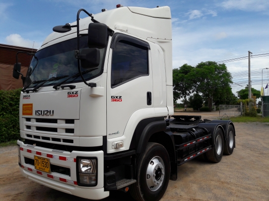 ขาย หัวลาก ISUZU  GXZ 360 ปี56 รถสวย ยาง80\%พร้อมใช้งาน ใช้น้อยครับ ยางดีหมดทุกเส้นครับ