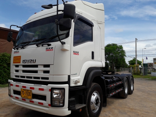 ขาย หัวลาก ISUZU  GXZ 360 ปี56 รถสวย ยาง80\%พร้อมใช้งาน ใช้น้อยครับ ยางดีหมดทุกเส้นครับ