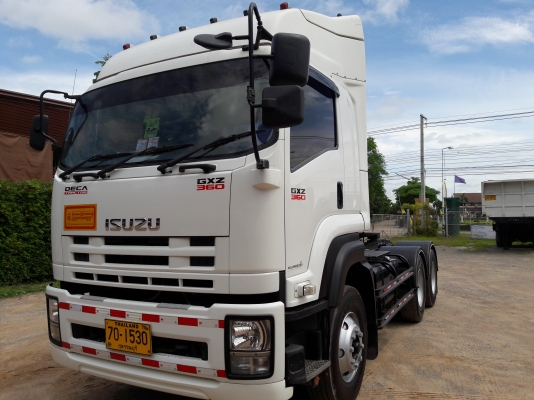 ขาย หัวลาก ISUZU  GXZ 360 ปี56 รถสวย ยาง80\%พร้อมใช้งาน ใช้น้อยครับ ยางดีหมดทุกเส้นครับ