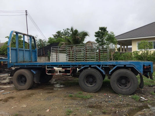 ขายอีซุ DECA 270 2คานหน้า 2เพลาพร้อม ลูกพ่วงพื้นเรียบ3เพลา