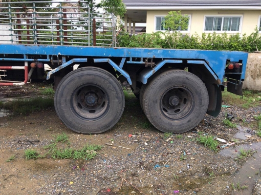 ขายอีซุ DECA 270 2คานหน้า 2เพลาพร้อม ลูกพ่วงพื้นเรียบ3เพลา