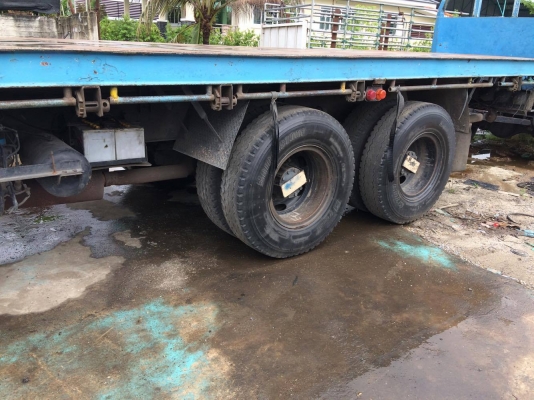 ขายอีซุ DECA 270 2คานหน้า 2เพลาพร้อม ลูกพ่วงพื้นเรียบ3เพลา