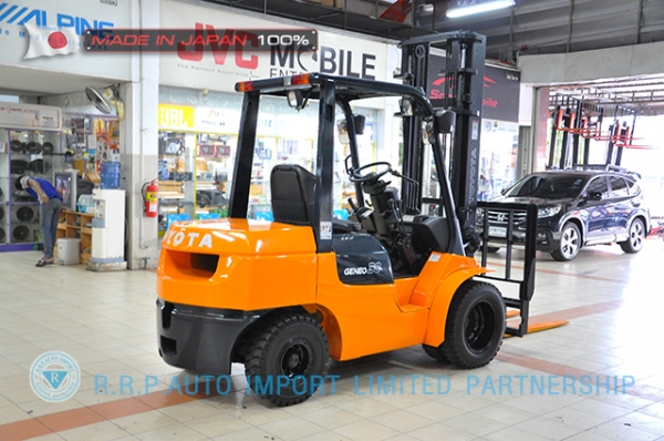 ขายรถโฟล์คลิฟท์มือสอง TOYOTA รุ่น7FD30-18803 ราคา  495,000 บาท นำเข้าจากประเทศญี่ปุ่น 100\% ไม่เคยใช้งานในไทย