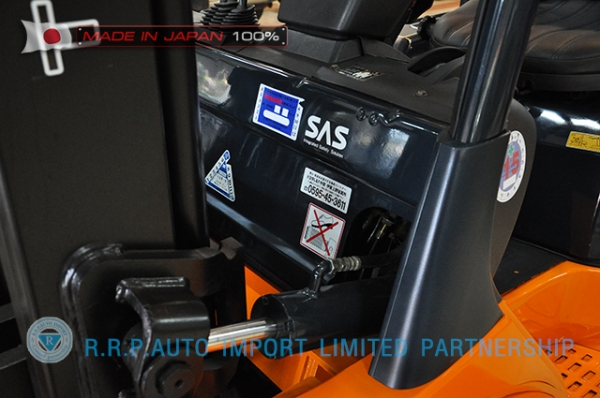 ขายรถโฟล์คลิฟท์มือสอง TOYOTA รุ่น7FD30-18803 ราคา  495,000 บาท นำเข้าจากประเทศญี่ปุ่น 100\% ไม่เคยใช้งานในไทย