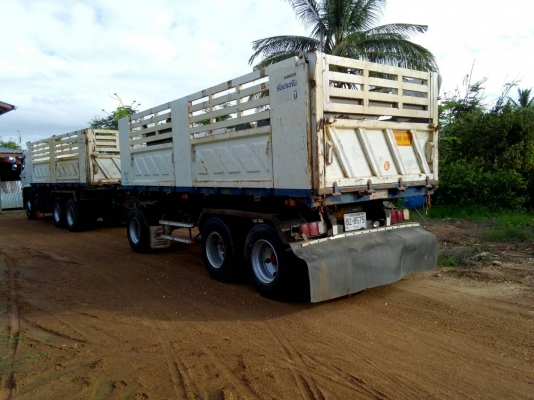 ขายลูกพ่วงสามมิตร 3เพลาแท้ ปี55 ขายลูกพ่วงสามมิตร 3เพลาแท้ ปี55