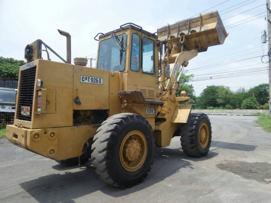 รถตักล้อยาง CAT 926 E สภาพพร้อมทำงาน เอกสารเล่มทะเบียน รถตักล้อยาง CAT 926 E สภาพพร้อมทำงาน เอกสารเล่มทะเบียน