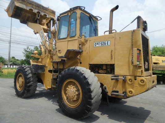 รถตักล้อยาง CAT 926 E สภาพพร้อมทำงาน เอกสารเล่มทะเบียน รถตักล้อยาง CAT 926 E สภาพพร้อมทำงาน เอกสารเล่มทะเบียน