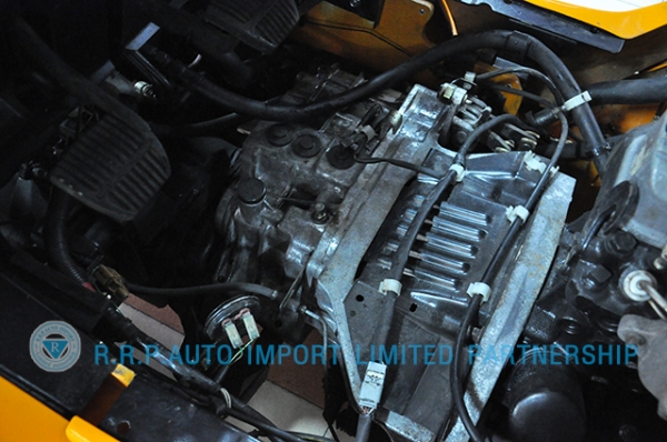 ขายรถโฟล์คลิฟท์มือสอง TOYOTA รุ่น7FD25-21850 ราคา 425,000 บาท นำเข้าจากประเทศญี่ปุ่น 100\% ไม่เคยใช้งานในไทย