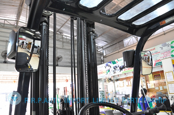 ขายรถโฟล์คลิฟท์มือสอง TOYOTA รุ่น7FD25-21850 ราคา 425,000 บาท นำเข้าจากประเทศญี่ปุ่น 100\% ไม่เคยใช้งานในไทย