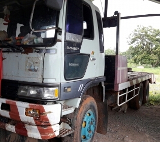 ขาย สิบล้อ ฮีโน่ FM3M 240ปี39 ท้ายลาก 2เพา บรรทุกแม็คโค 200-320 รถสภาพดีพร้อมใช้ เล่มทะเบียนพร้อมโอน