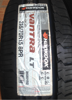 ยางใหม่ Hankook 215 70 15 ปี15 ราคาไม่แพง