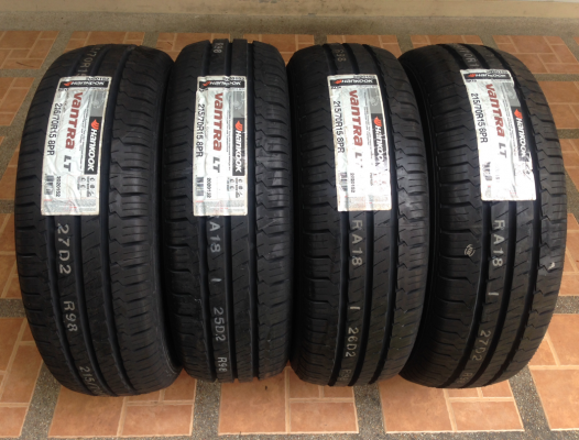 ยางใหม่ Hankook 215 70 15 ปี15 ราคาไม่แพง