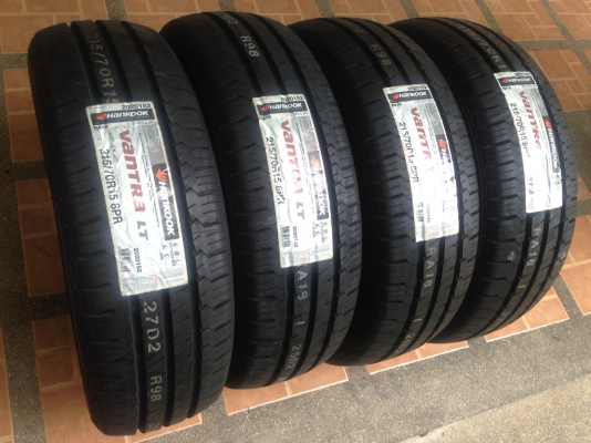 ยางใหม่ Hankook 215 70 15 ปี15 ราคาไม่แพง
