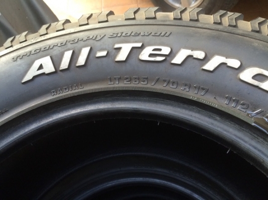 ยาง BF Allterrain 265 70 R17