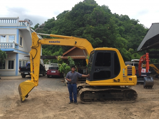 KOMATSU PC70-7 ปั้มนิ้ว,คอนโทนสั้น,แอร์เย็นติดตั้งจากนอก นำเข้าจากญี่ปุ่นแท้เอกสารอินวอย KOMATSU PC70-7 ปั้มนิ้ว,คอนโทนสั้น,แอร์เย็นติดตั้งจากนอก นำเข้าจากญี่ปุ่นแท้เอกสารอินวอย