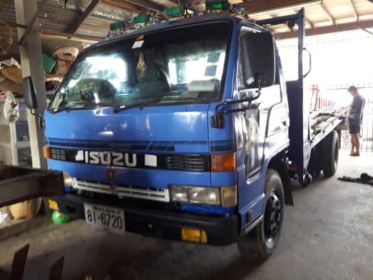 ขายด่วนรถ6ล้อNPRเครือง135แรงรถเทนเลอรลากแบคโฮE70B