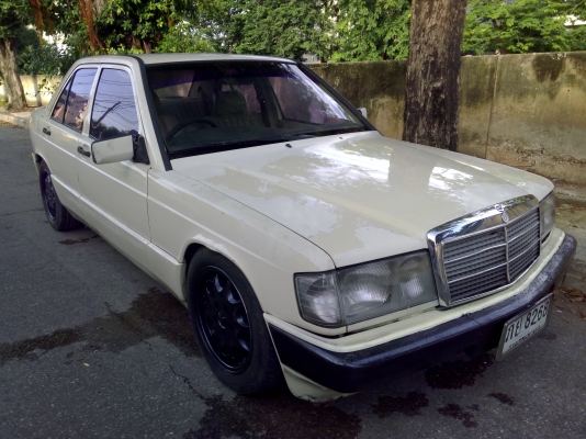 เบนซ์190ปี93เกียร์ออโต รถบางๆไม่เคยทำสี ไม่มีชน48000