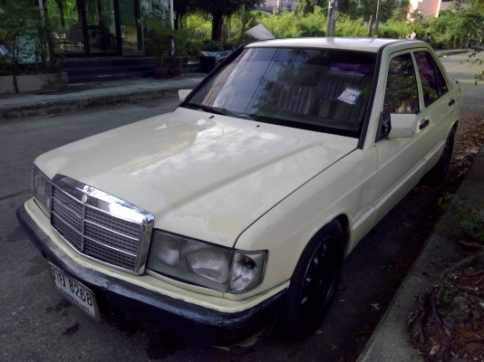 เบนซ์190ปี93เกียร์ออโต รถบางๆไม่เคยทำสี ไม่มีชน48000