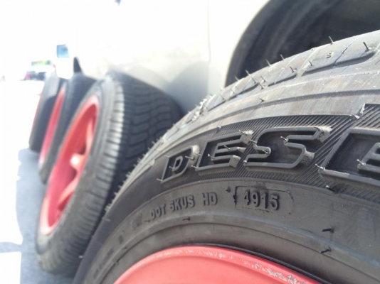 ขายล้อ Te37 18"9.5-10.5 ยาง 255/55/18 ปี4915