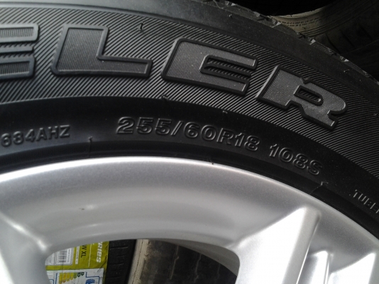 ล้ออีซุซุ รุ่น1.9 Ddi ขอบ18 พร้อมยางป้ายแดง