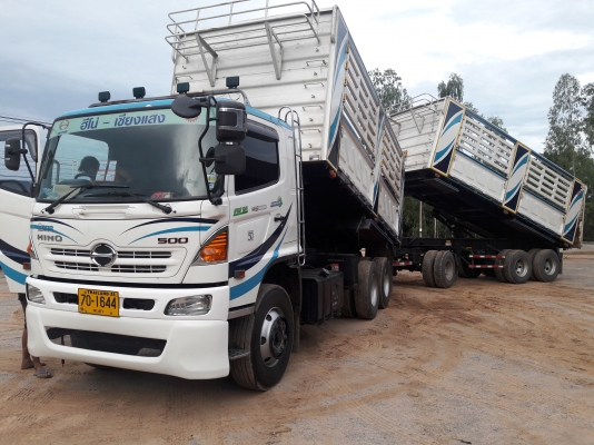 ขาย hino mega 344 ปี56 แม่ลูก รถสวยยางเต็มไม่มีที่ติครับรถวิ่งแสนสี่กิโล ขายทั้งสดและผ่อน