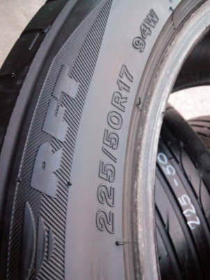 225/50R17 BRIDGESTONE POTENZA S-001   RFT   MADE IN POLAND ชุด 4 เส้น tel.081-4273941 ไอดีไลน์ 0814273941