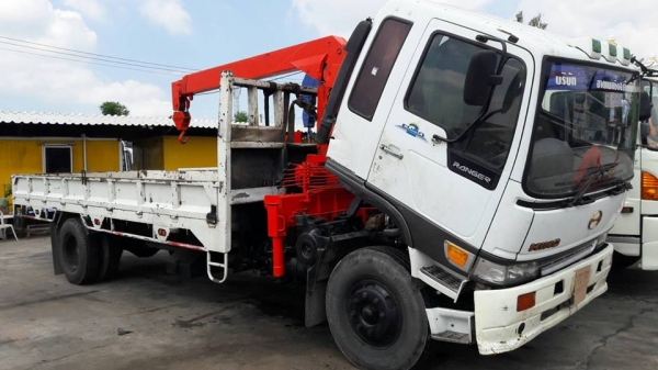 ขายHINO FG200เทอร์โบว์ยาว7.20เมตร เครน3ตัน3ปอกท้องแบน ทำงานดี แชชซีสวย เอกสารเล่มทะเบียนครบ
